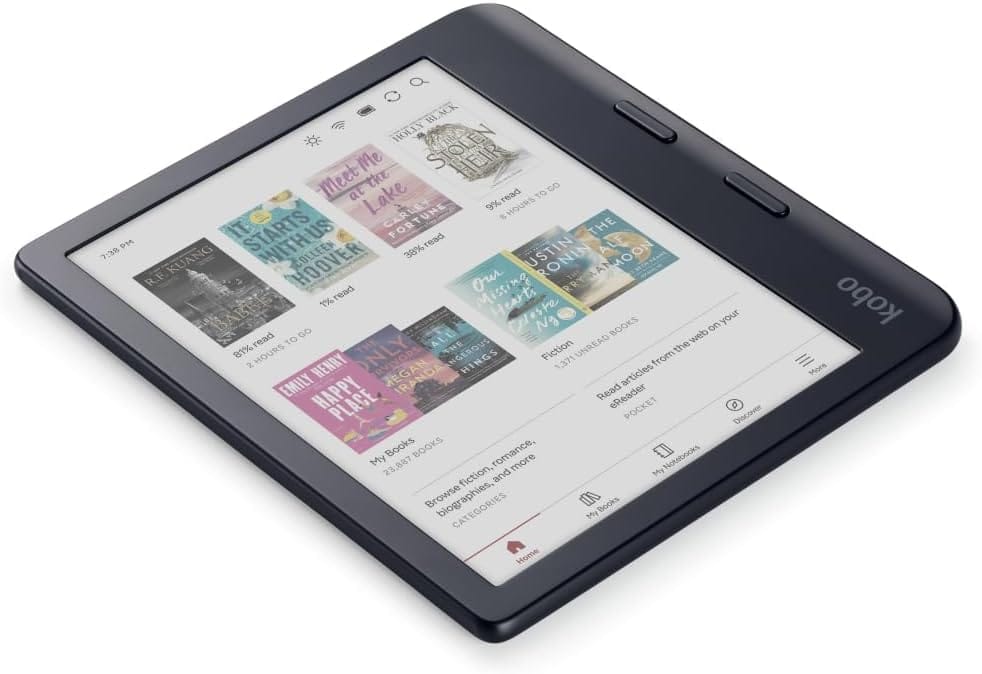 Comparativa: Los 5 Mejores E-reader o lectores de libros digitales que te puedes comprar kobo libra color